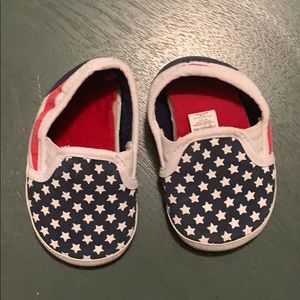American Flag shoes 9-12 months